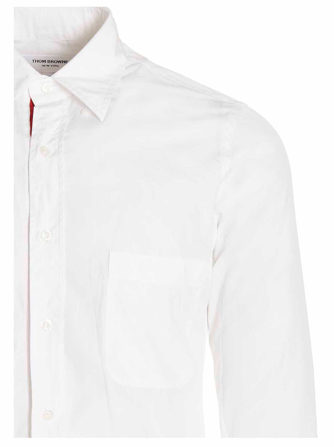 Thom Browne Solid Poplin Shirt Camicie - Bianco | e670794f689efb5cb4363f9b549c0bba967ad44c