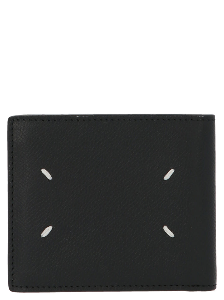 Maison Margiela Stitching Portafogli - Nero | b9e8cb96add9eccb4fb4d51292994293702a5541