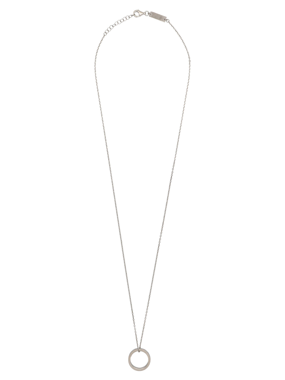 Maison Margiela Logo Necklace Gioielli - Silver | f7e02e764c4ee10973f98cafa65f0f1834402ea3
