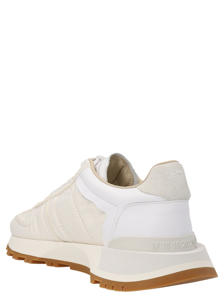 Maison Margiela Leather Sneakers - Bianco | 654e594f3dea136104a8d3ce2250832128290751