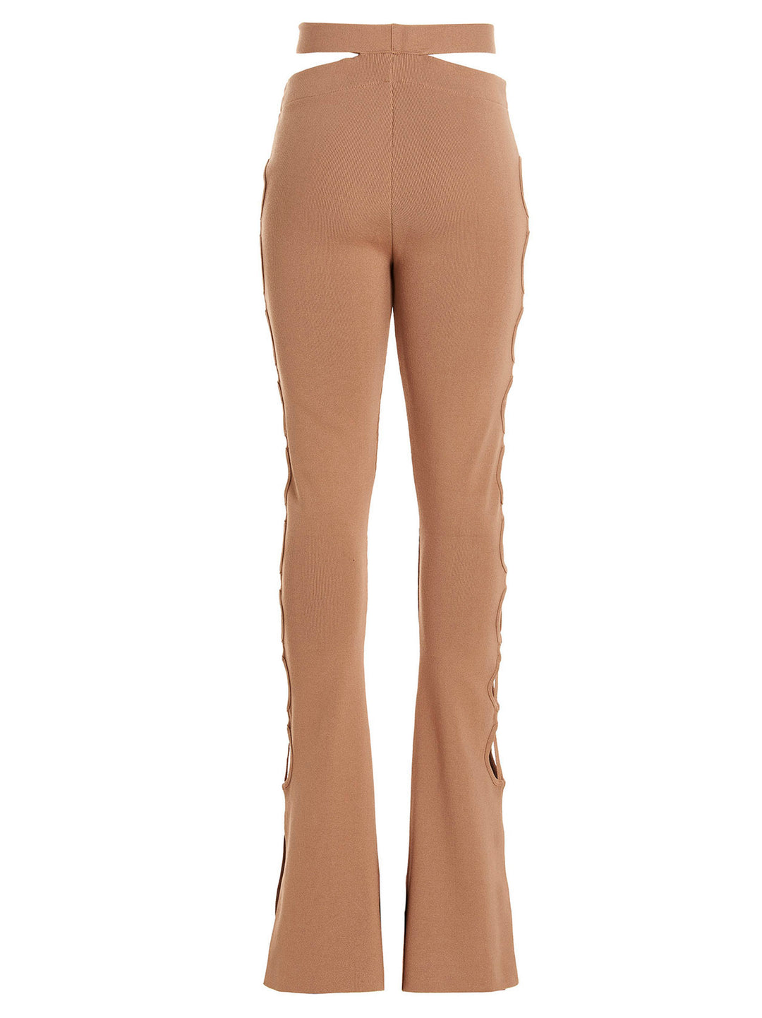 AndreĀDamo	 Cut Out  With Lacing Pantaloni - Beige | aacc94018e6d610366d59df0999b661dd5d69fee