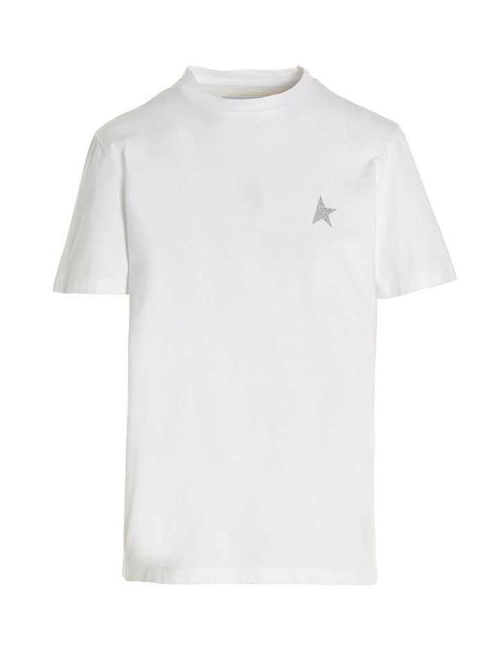 Golden Goose Small Star T shirt - Bianco | e3f5e3ad0b81229c728f9951bde63194d293c822