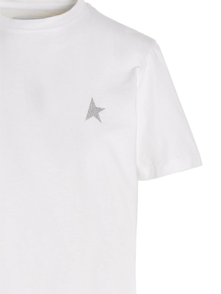 Golden Goose Small Star T shirt - Bianco | 6a3bed42820234ece7c4f26a09b720e7e882e0a8