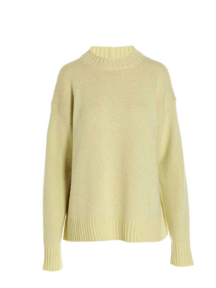 Jil Sander Crewneck Sweater Maglioni - Giallo | dbcf35e670d1686a387a337df3668c1b3557b163