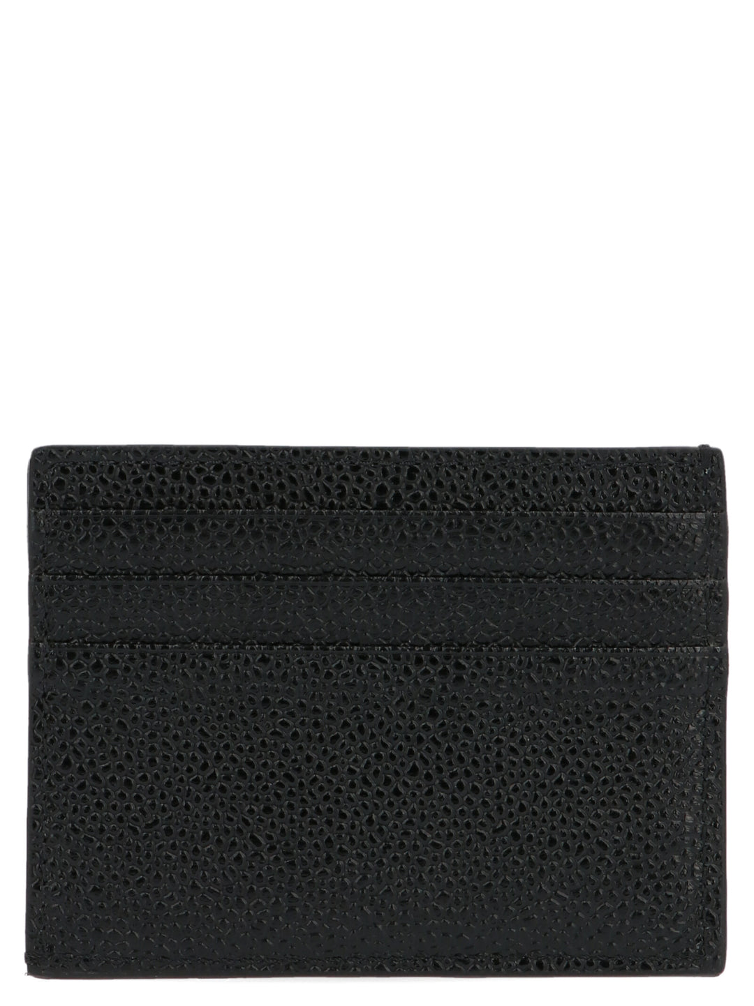 Thom Browne Logo Card Holder Portafogli - Nero | 9800b550724b369562f6e199eb89413545c18b65