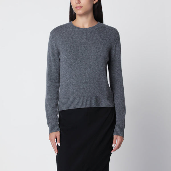 Mable Crew-Neck Sweater In Graphite Cashmere