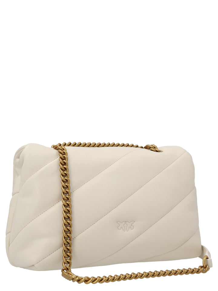 Pinko Love Classic Puff Borse a Tracolla - Bianco | e0418c8515054b651ded70cf40e94662bb307a55