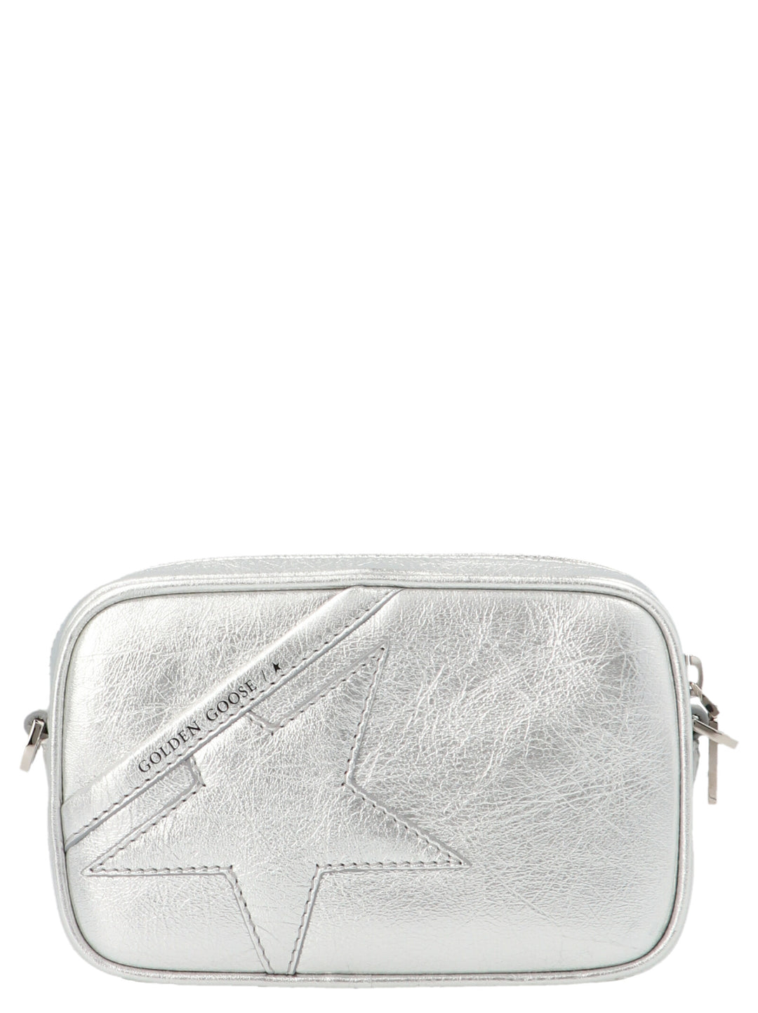 Golden Goose Mini Star Borse a Tracolla - Silver | 2e3cad0aa542423baa2000cdc95ba9a1384a5056