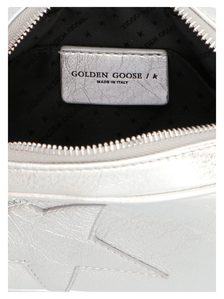 Golden Goose Mini Star Borse a Tracolla - Silver | 10083f81fbbf7f4036a7ee2d392dfab2167c5641