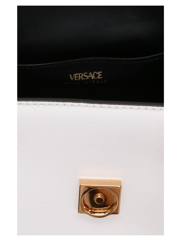 Versace La Medusa Borse a Mano - Bianco | aad763aed3a09cb245b69aa16414d06213264e1e