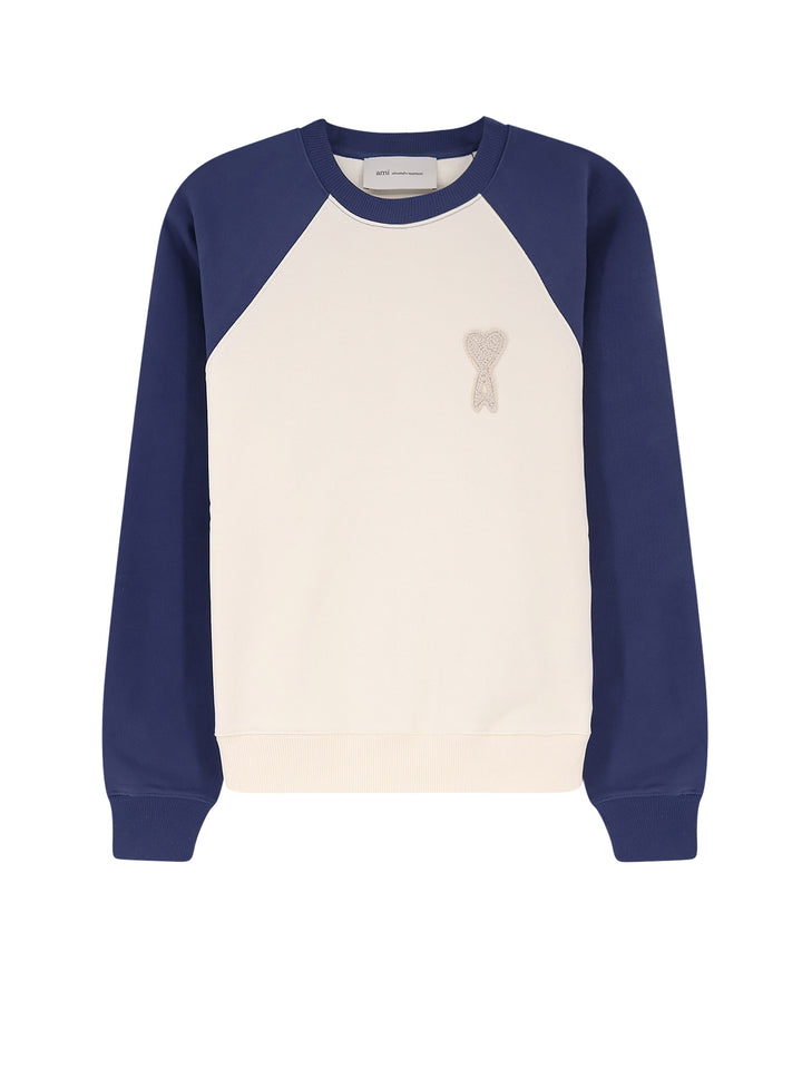 Ami Paris Sweaters - BLANC CREME/ENCRE | ef0d48dd8f8eecdf6f32dbaa9144cc75c2fb3a9c
