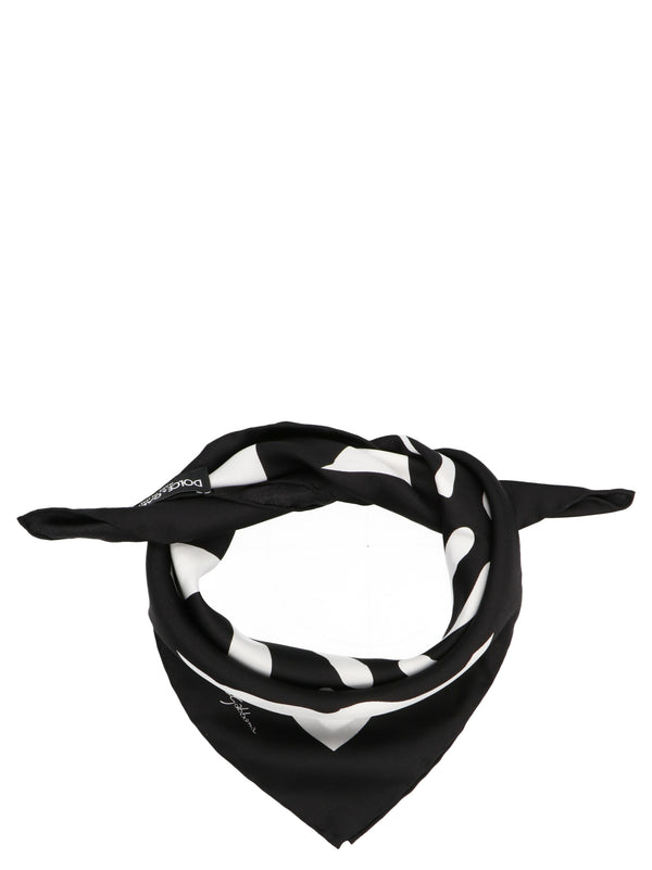 Animalier Sciarpe Bianco/Nero