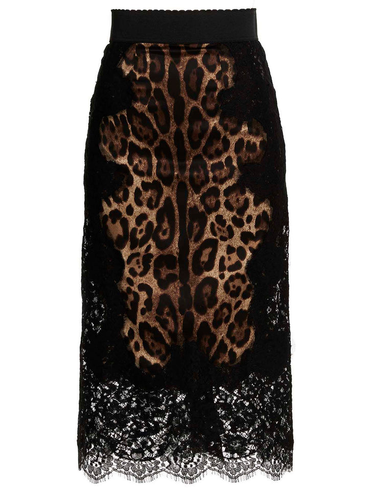 Dolce & Gabbana Animalier Skirt Gonne - Multicolor | 9eeac8a243a01ec6758e3895c1c1e70aeccaa88d