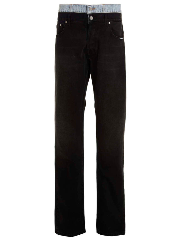 Double Waisted Jeans Multicolor