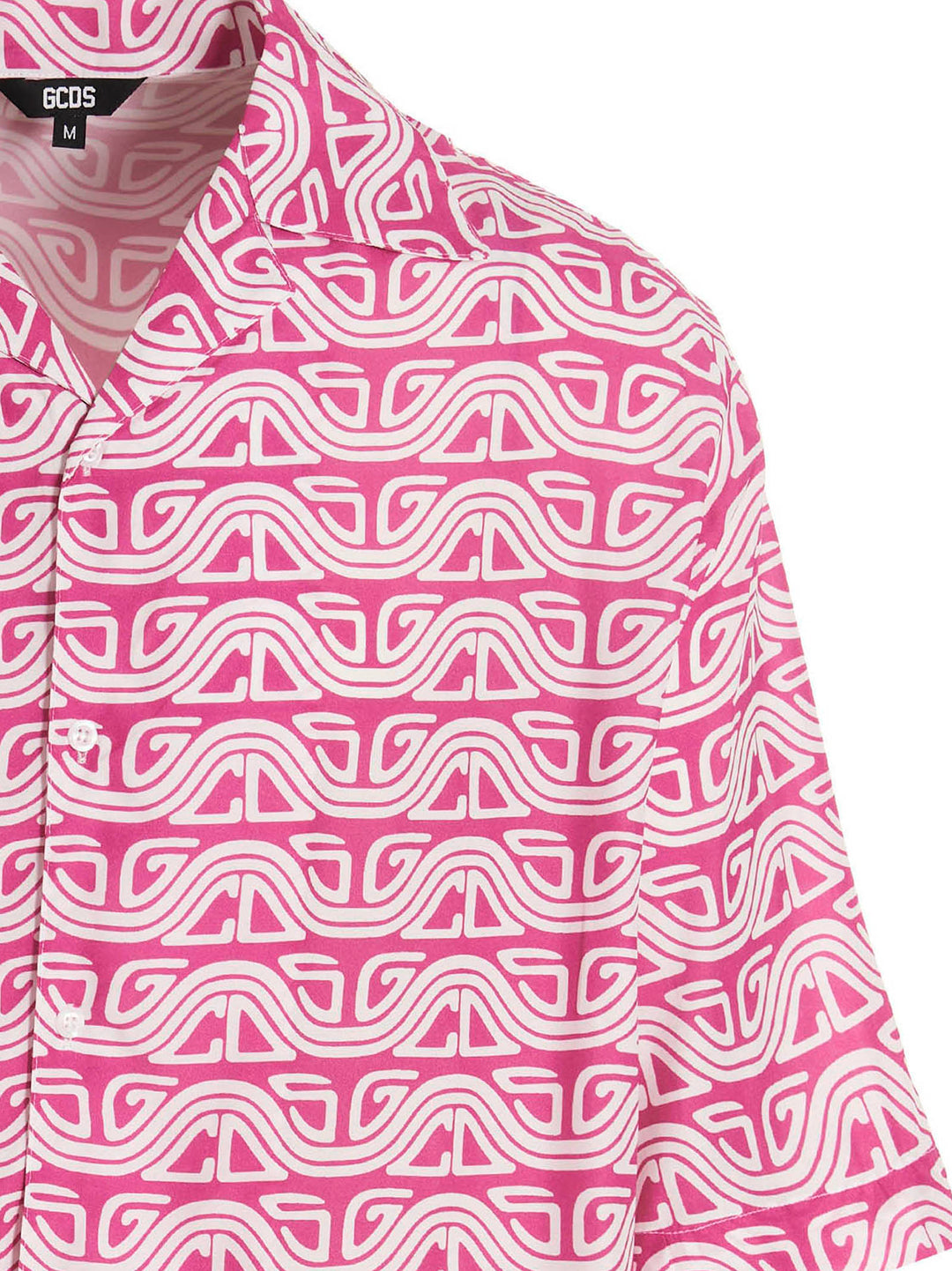 Gcds Waved Logo Camicie - Fucsia | a216160aee313c83eb619683316c260edcae2a65