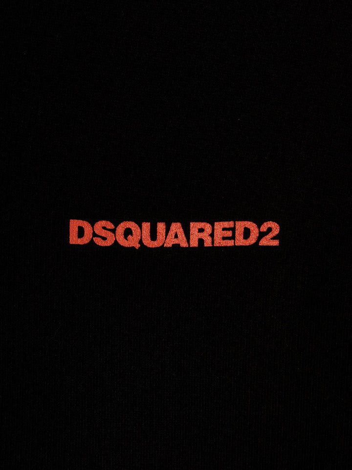 Dsquared2 D2 Flame Felpe - Nero | a7430c5d1902a454475b0c14057f76f417c21283