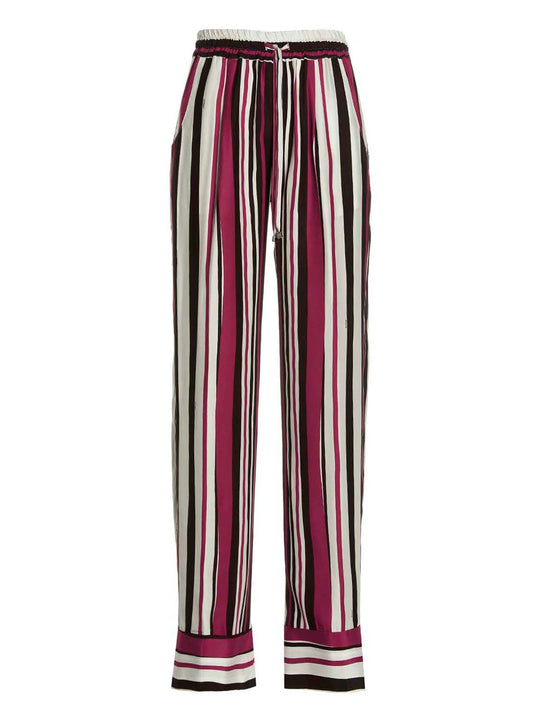 Striped Pantaloni Multicolor