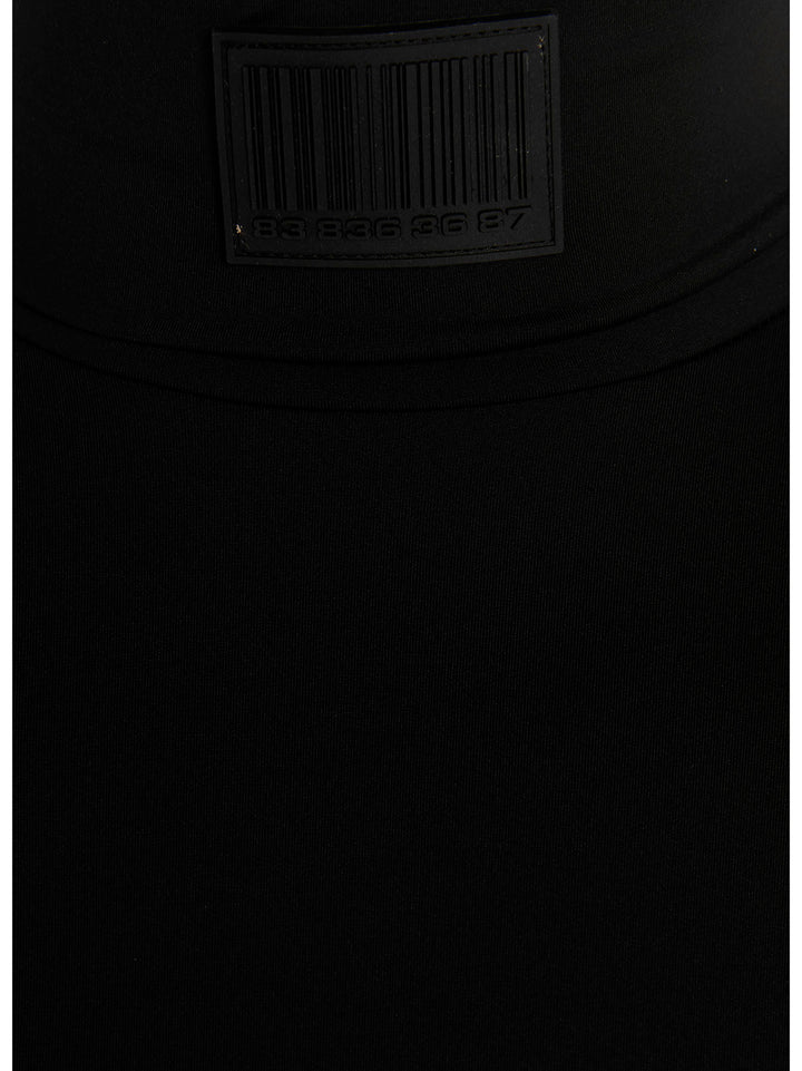Vtmnts Logo Lycra Sweater Maglioni - Nero | 3d01490373aa9da707cee120c8bcd143c7a5e485