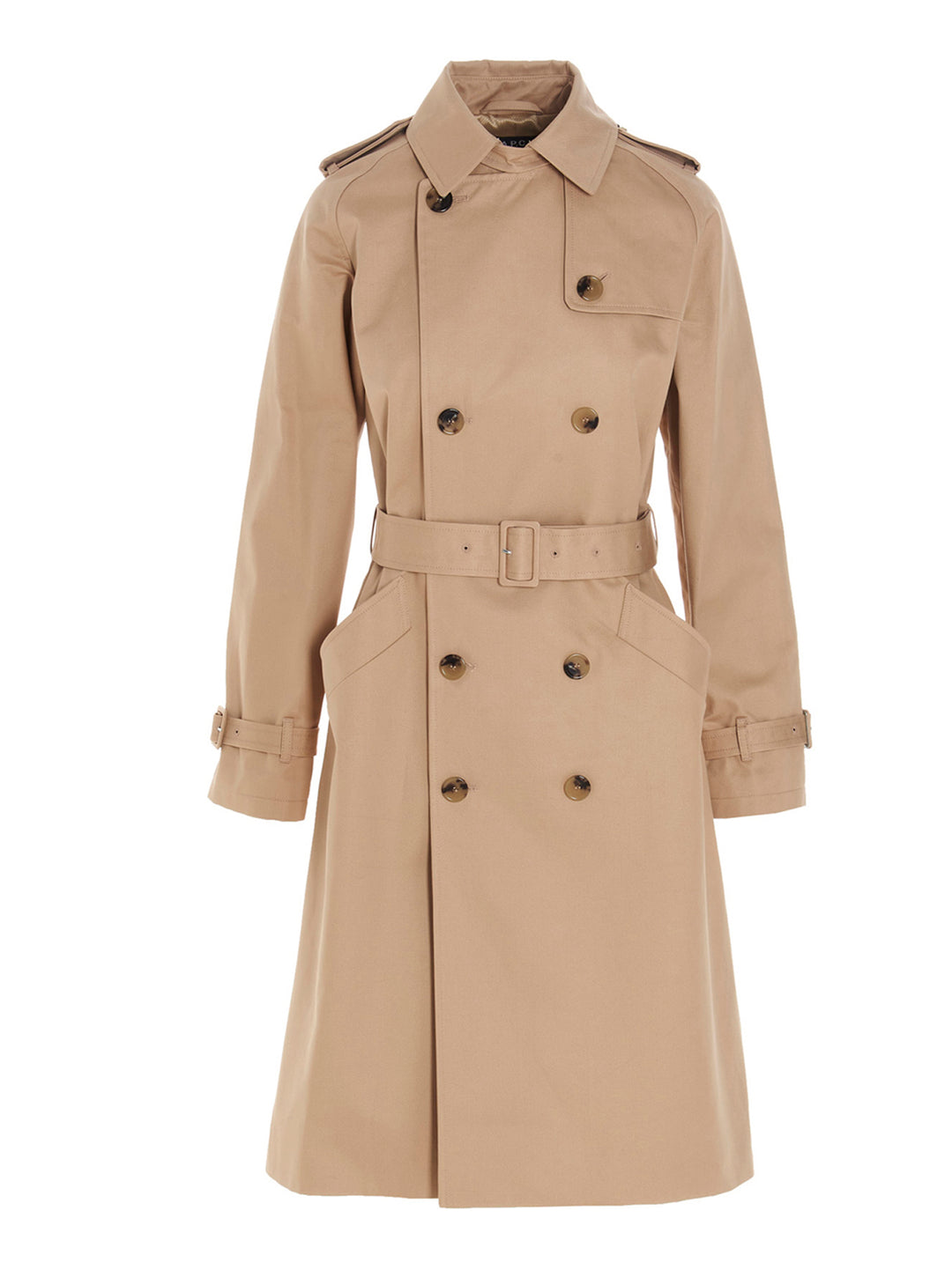 A.P.C. Greta Trench e Impermeabili - Beige | 2f57d4523a312bbb32730d26cf8fd6b6de9dcc91