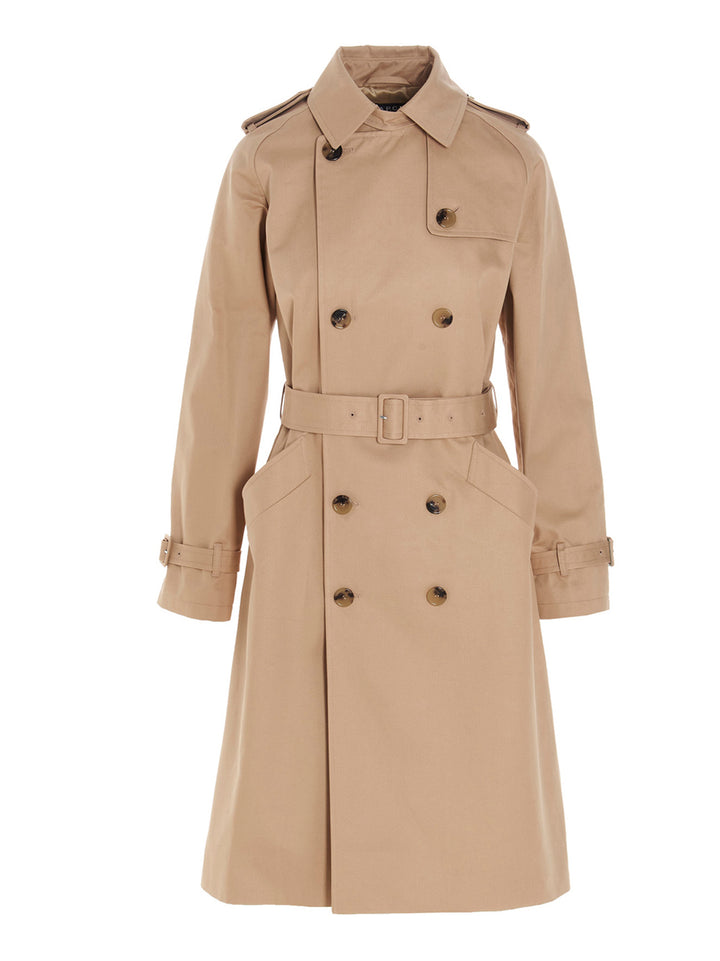 A.P.C. Greta Trench e Impermeabili - Beige | 2f57d4523a312bbb32730d26cf8fd6b6de9dcc91