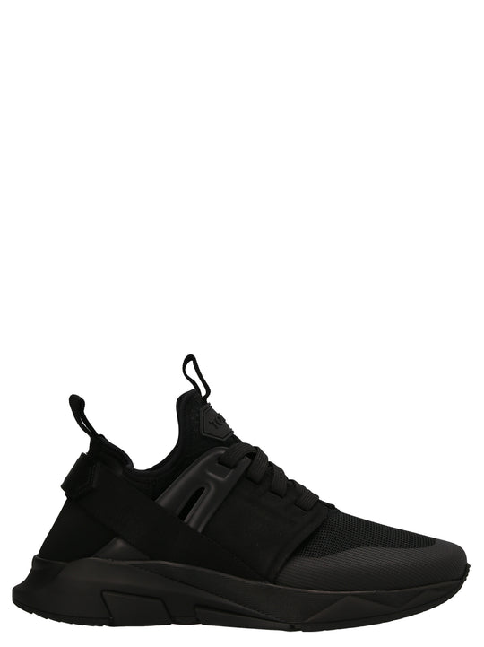 Logo Techno Sneakers Nero