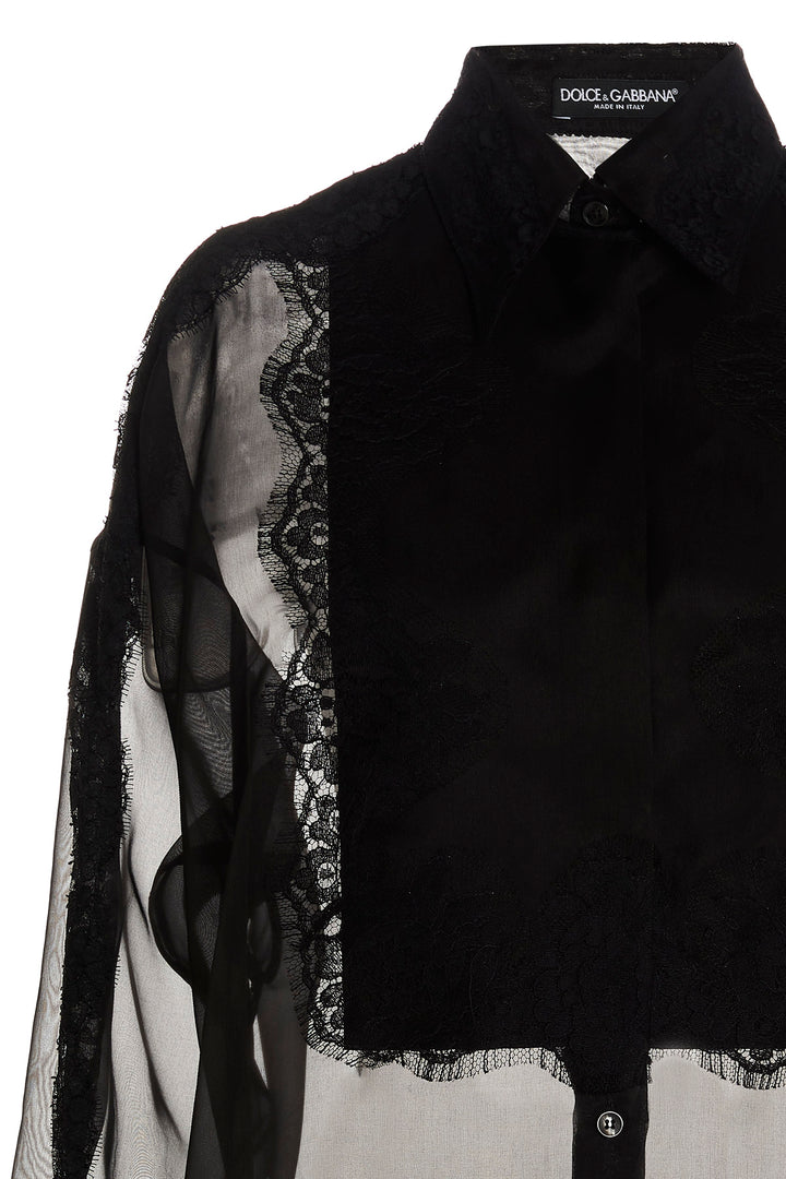 Dolce & Gabbana Viscose Shirt Camicie - Nero | 3c743b665bc71fa7c453cf0ea558c9b2f59f38ec