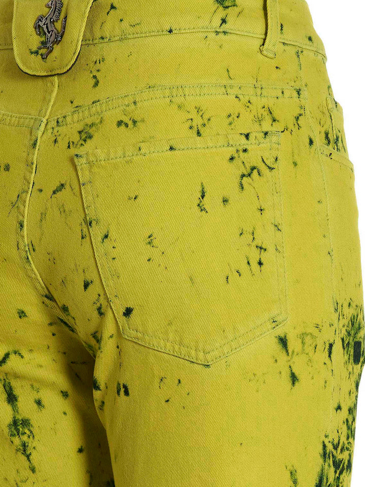 Ferrari Tie-Dye Jeans - Giallo | 19ea32021ba0ad6b2ceb96a788f90ec91b341adf