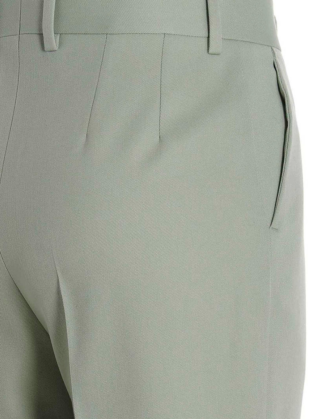 Lanvin Flared Tailored Pantaloni - Verde | 93dc3d3a4cab23c8ffcac7709dbca69ab834a890