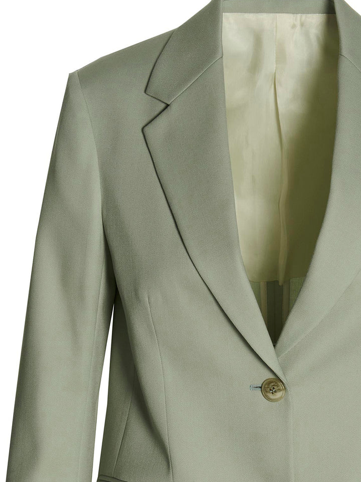 Lanvin Wool Single Breast Blazer Jacket BlazerS - Verde | a38fe14811edd3c94d74807b06342b6c8507cbd6