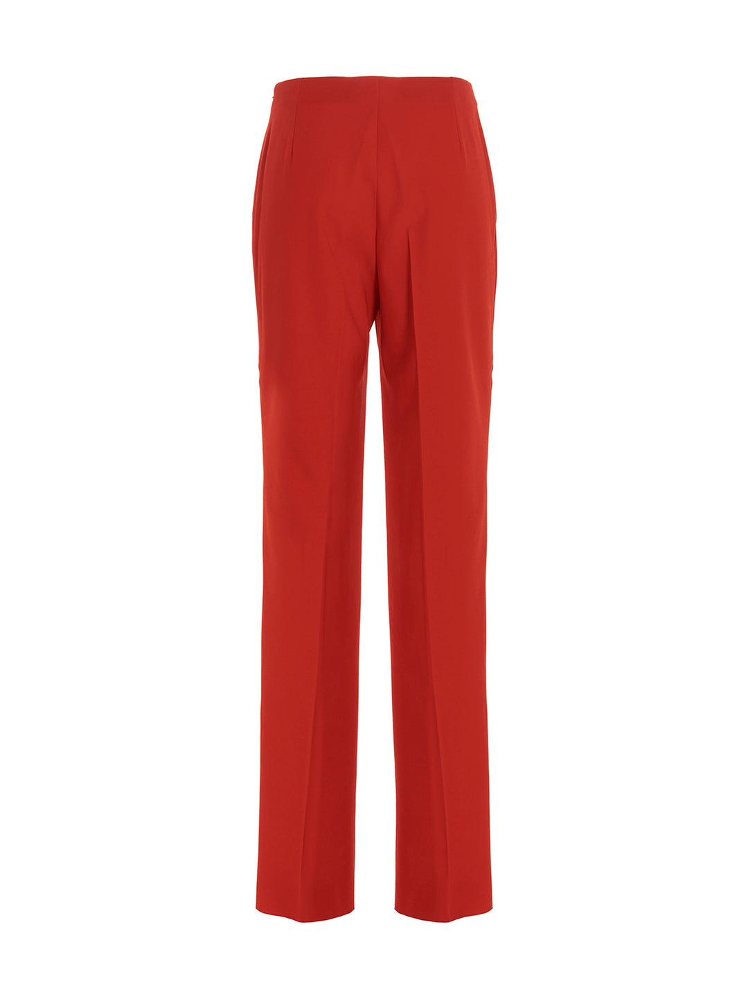 Ferragamo Straight  With Pleat Pantaloni - Rosso | f900c02e3f48fc15bf25f67b1ce03f9ac7dc4b8d