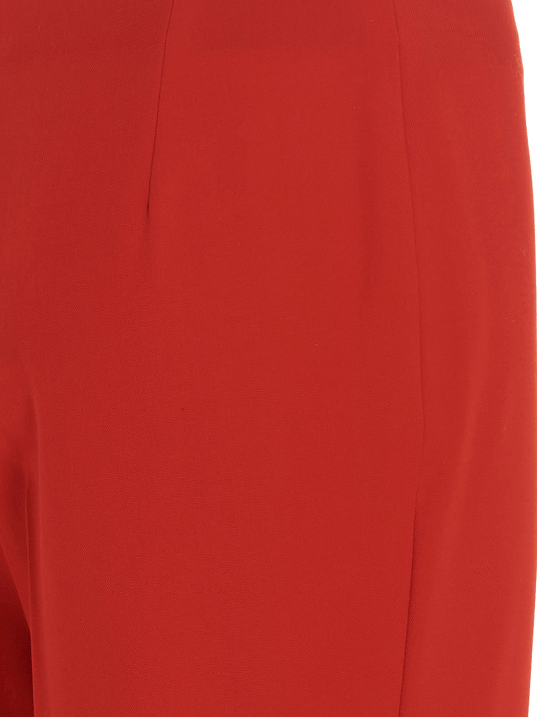 Ferragamo Straight  With Pleat Pantaloni - Rosso | 6ed0598a5266d9a36ae1d75bfb5915efe4c83c23