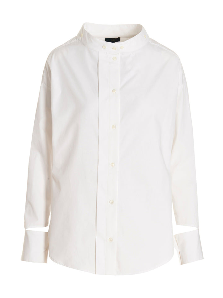 Maison Jejia Asymmetric Camicie - Bianco | 7eed8f8c7ad0258002037faa9993c83f99a4b742