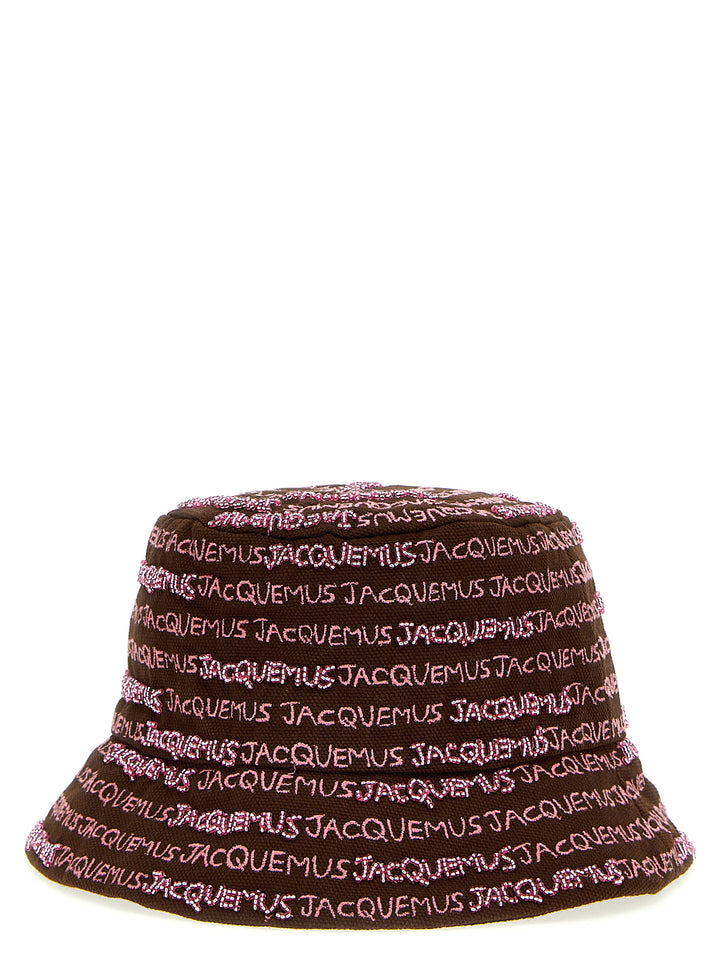 Jacquemus Le Bob Bordado Cappelli - Marrone | 52ddcf30094bd6d2cb451a0874a3b2cc50b0a57a