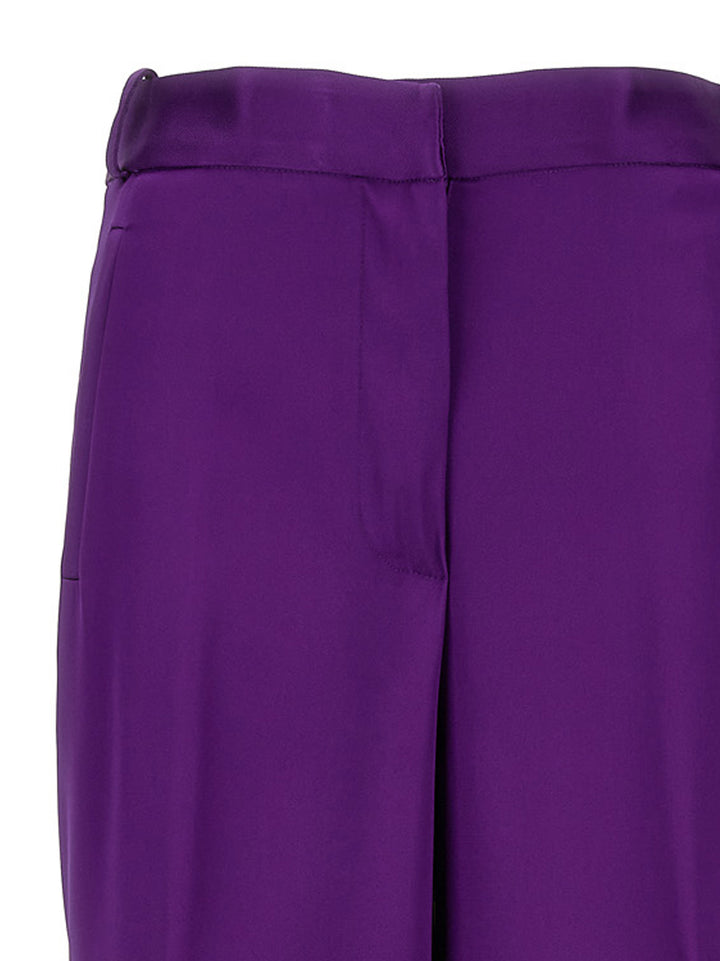 Versace Satin Cargo Pantaloni - Viola | 0a4df8316b95e69d3b030d9a7ecc0d2a0ec44a09