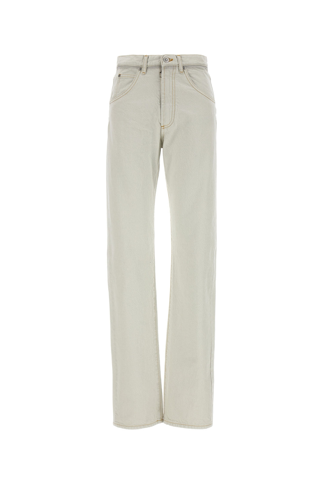 Maison Margiela Gamba Dritta Jeans - Grigio | 6748d1327f66a0eba3ced76f443b065a4b6ceba9