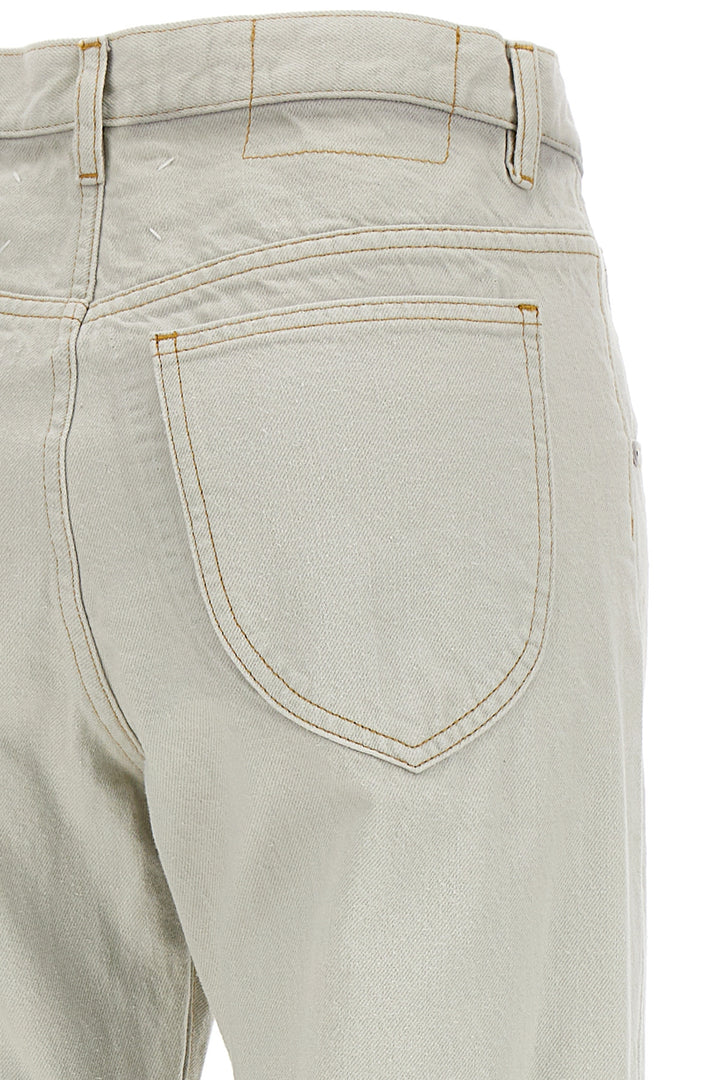 Maison Margiela Gamba Dritta Jeans - Grigio | 72065237dde8240d0ee2ee76c8eb459ef72207c5