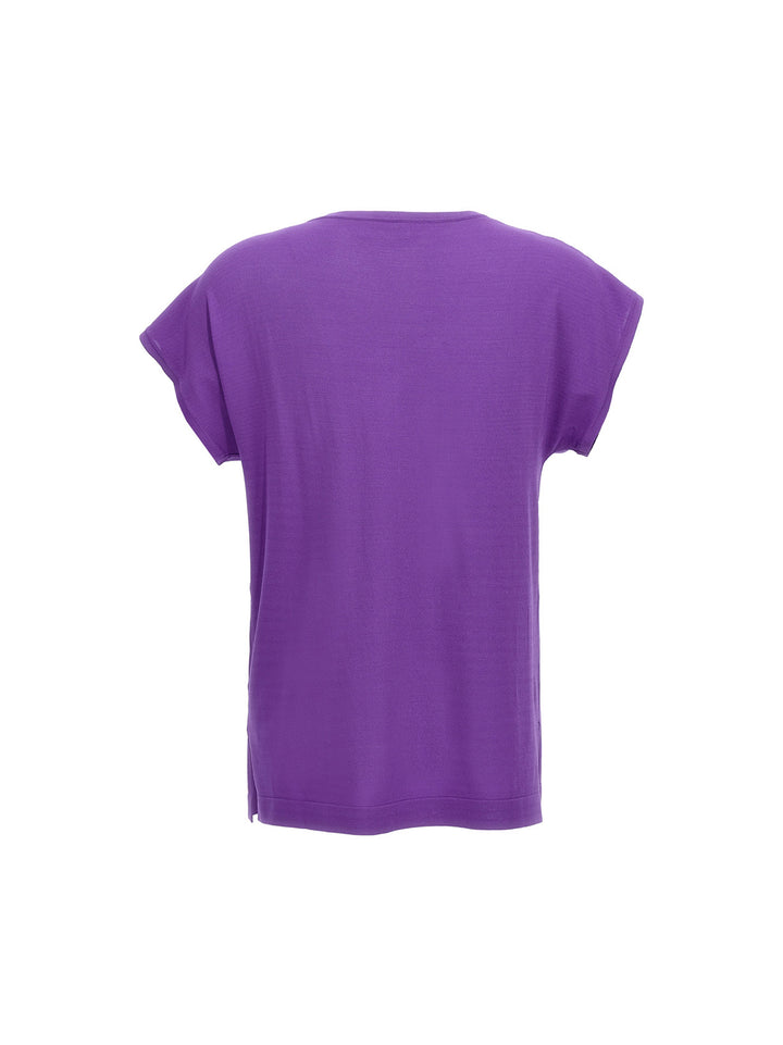 P.A.R.O.S.H. Roux T shirt - Viola | 62af4057bc9f8fa55907022a1f38efdf62376e25