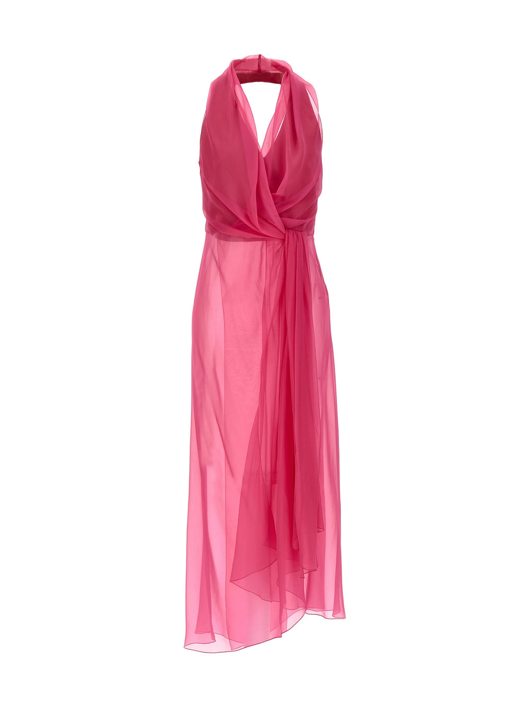 Alberta Ferretti Chiffon Top Top - Fucsia | 97681381318a8dcccad623d8856ca8eedd88d193