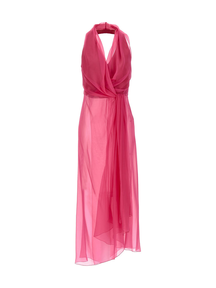 Alberta Ferretti Chiffon Top Top - Fucsia | 97681381318a8dcccad623d8856ca8eedd88d193