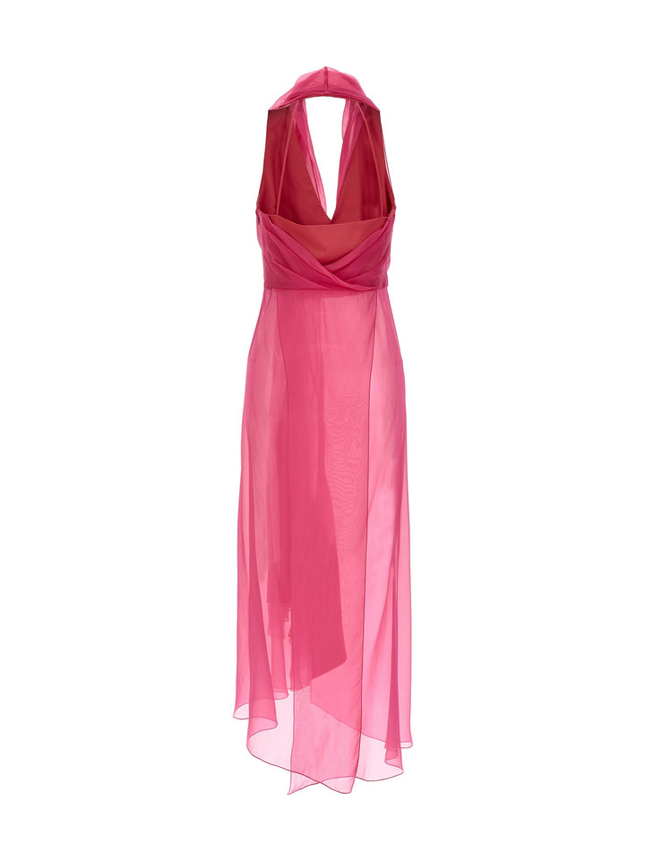 Alberta Ferretti Chiffon Top Top - Fucsia | b3cc3cd9093ba7d135d79857aaac7f694b9dc15b