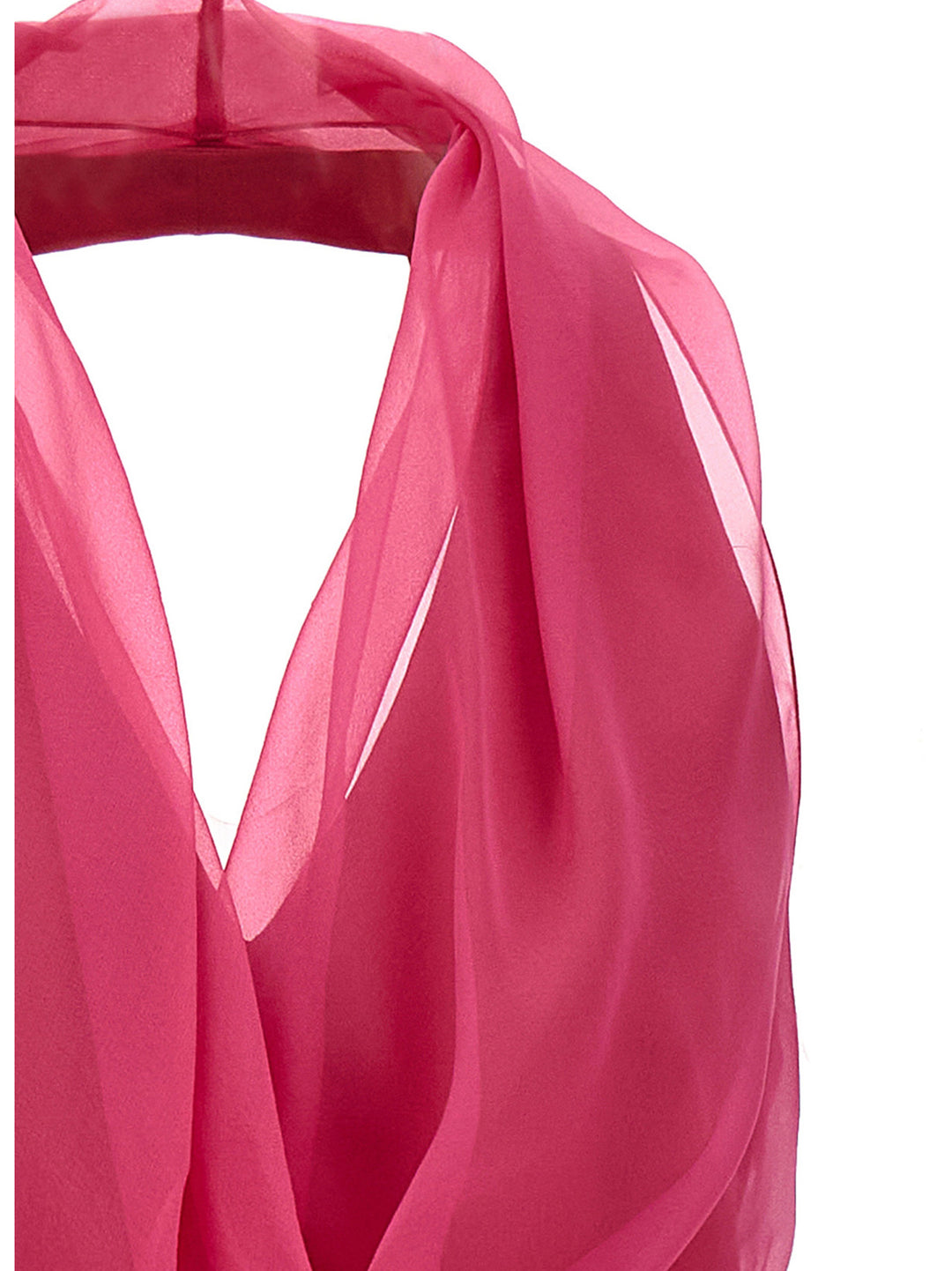 Alberta Ferretti Chiffon Top Top - Fucsia | 359b3276304a454a5977ea8daa9d911b435c87f6