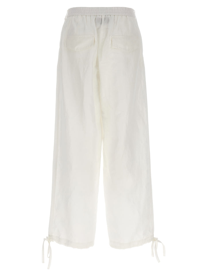 Msgm Carrot Pantaloni - Bianco | 7ac0a52ac82d28300af2b191686a10ede397b357