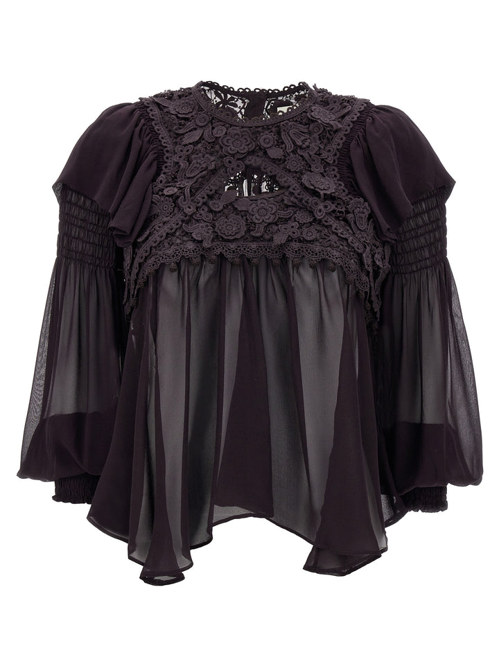 Isabel Marant Rokia Top - Nero | 06e1bfd140a31dc911e14209eb982c2da9d021a2