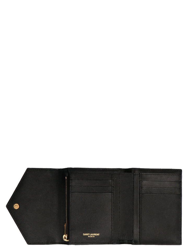 Saint Laurent Envelop Portafogli - Nero | 91c6499a09ca7049aa636a178668ddfb8fc361b9