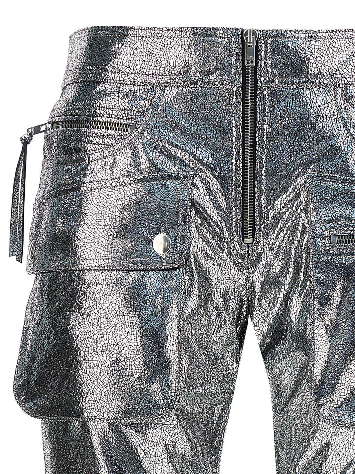 Isabel Marant Ciane' Pantaloni - Silver | c31bd37a28c625ccc6a76209788d5a77d5cddc1a