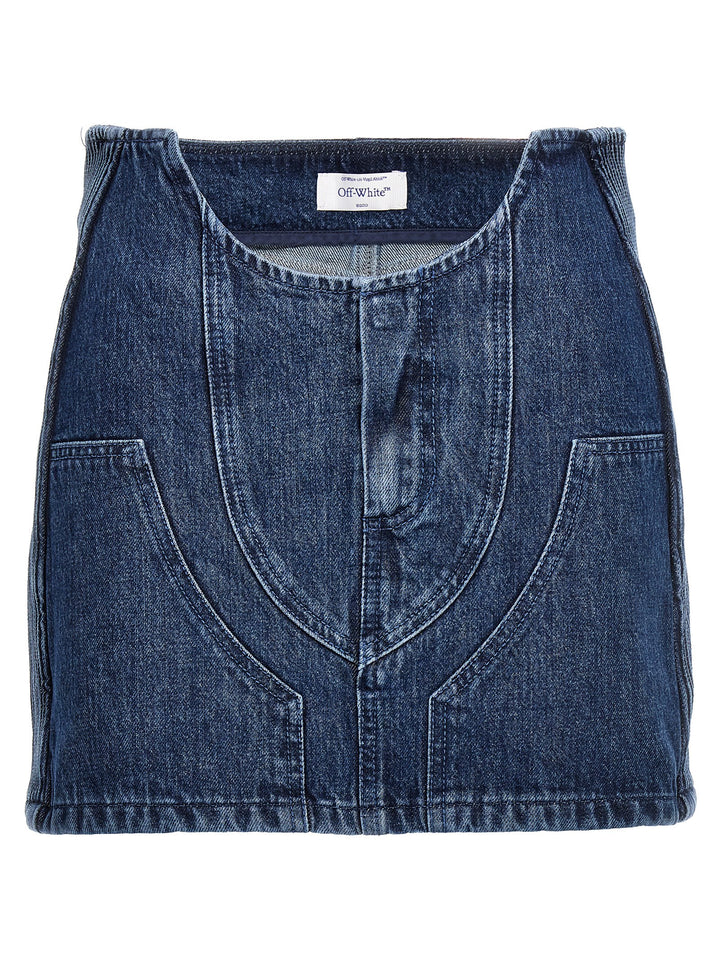 Off-White Motorcycle Gonne - Blu | 9a5e09d5103ba1c30af4373f16eff1ddf83a38de