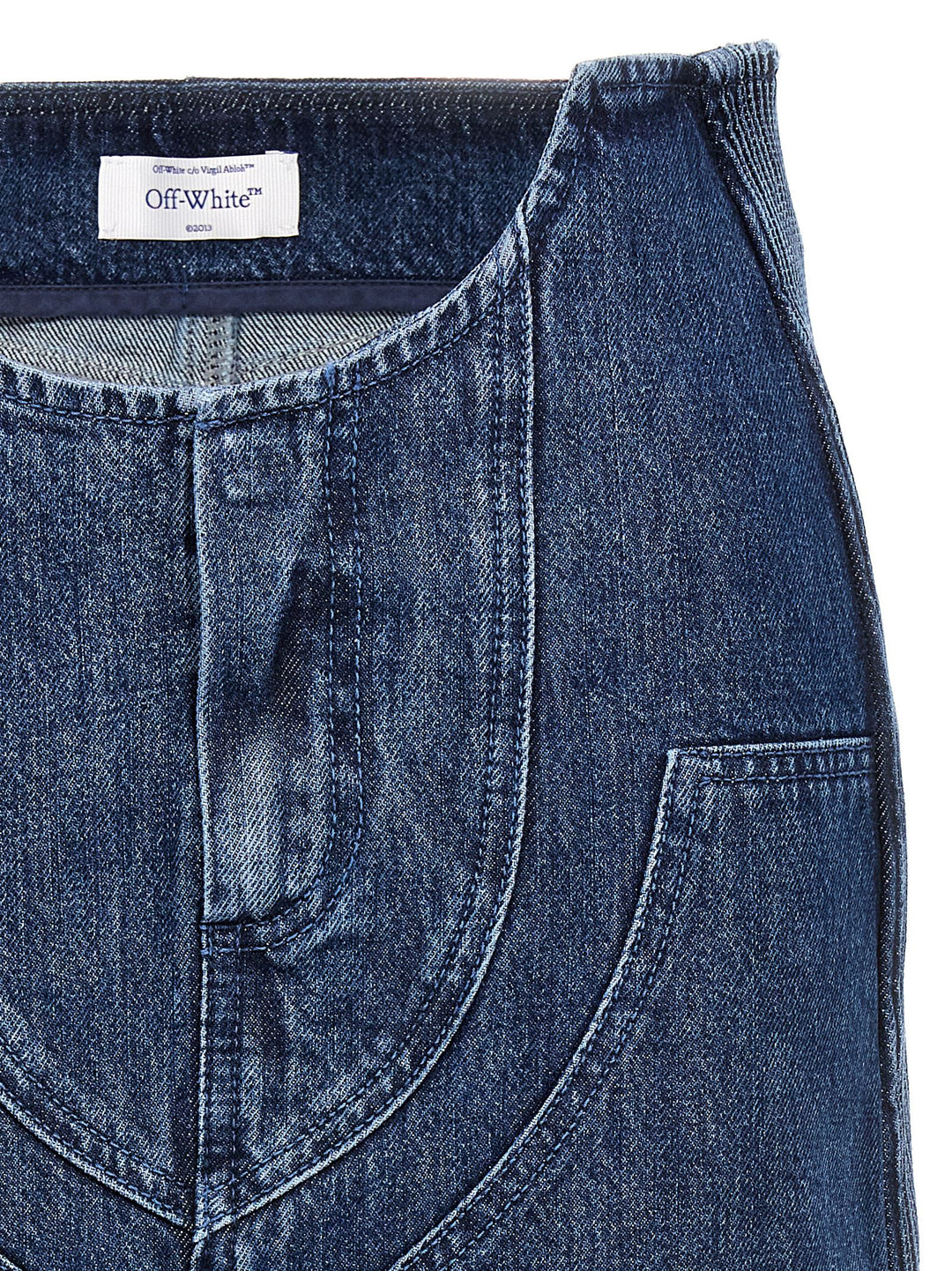 Off-White Motorcycle Gonne - Blu | e4276efaef79a65fe80c54d4459f11b8d64a4729