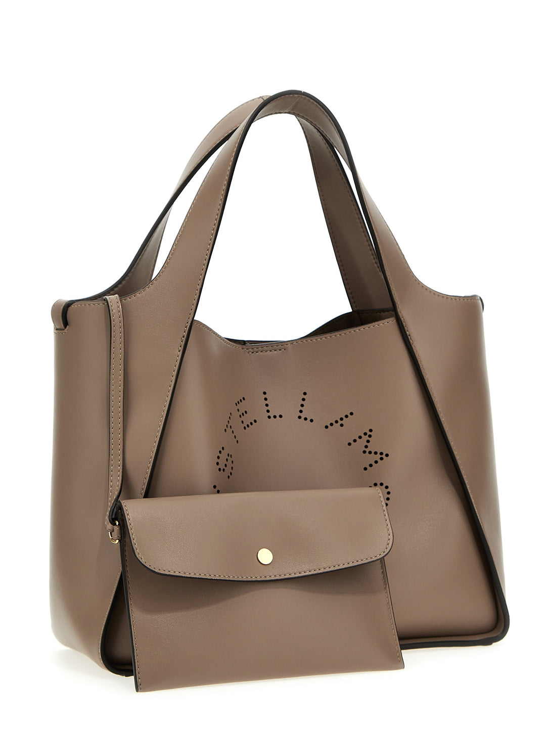 Stella Mccartney Logo Stella Tote - Beige | aa09c53fbe8f5959946e5448de06b2bc83eba3dd