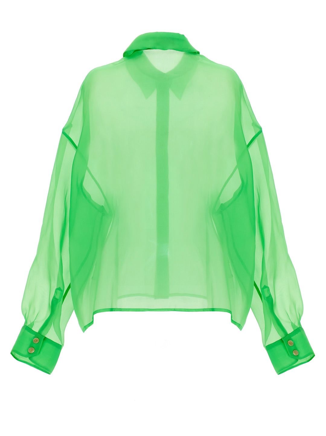 A.W.A.K.E. Mode Organdy 80s Shirt Camicie - Verde | f7ab4e1ab5c95aa42fa61c7f4b38c636e36bd12d
