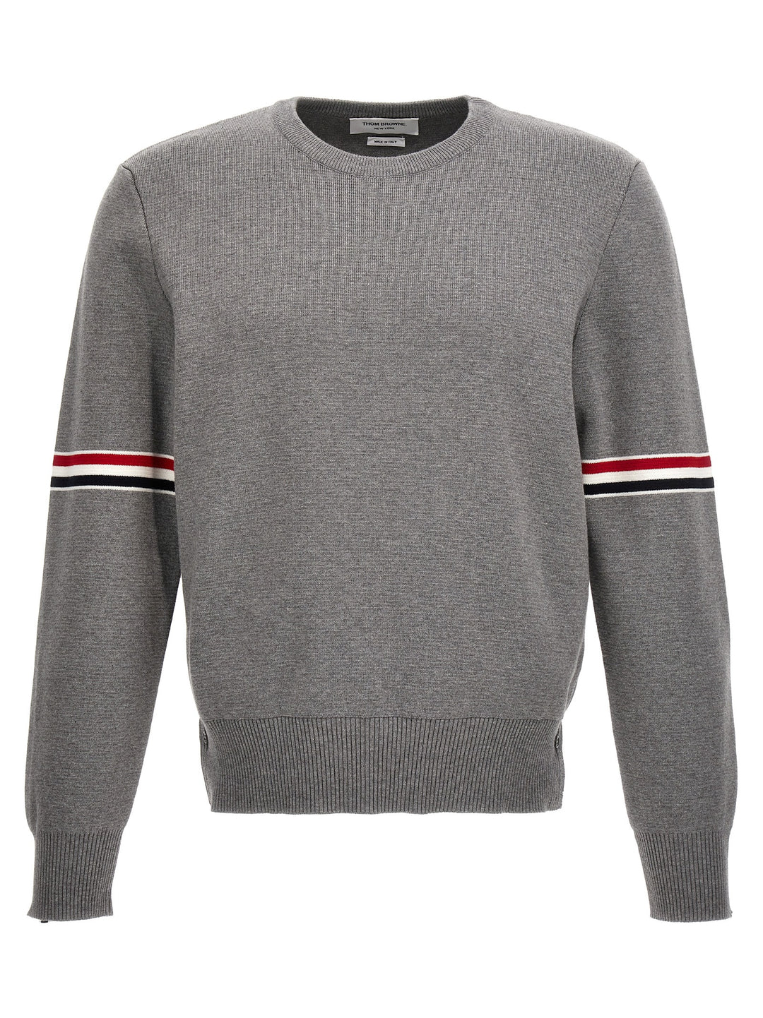Thom Browne Classic Sweater Maglioni - Grigio | ecee1f0524cca86c626585149f15657182254ba6